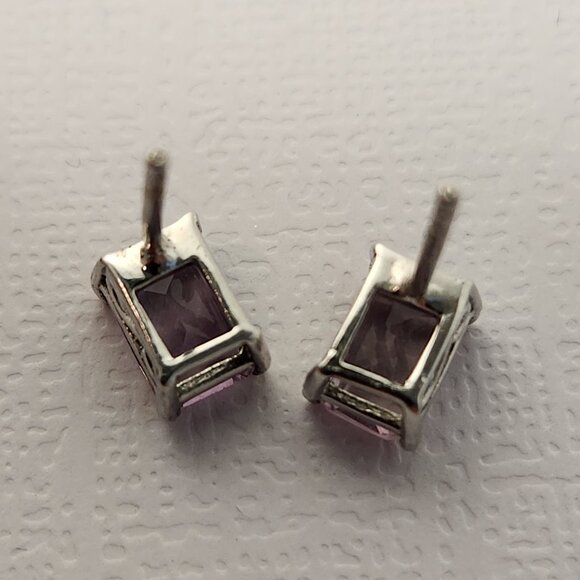 Retro Ametrine 925 3.20cts Natural Emerald Cut stud earrings - Picture 8 of 12